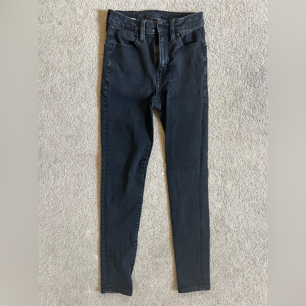 American Eagle Black High-Rise Jegging Jeans 🖤👖